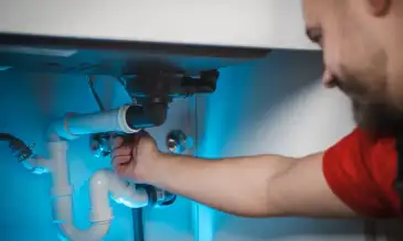 Water pump installation by Peter Machines technician